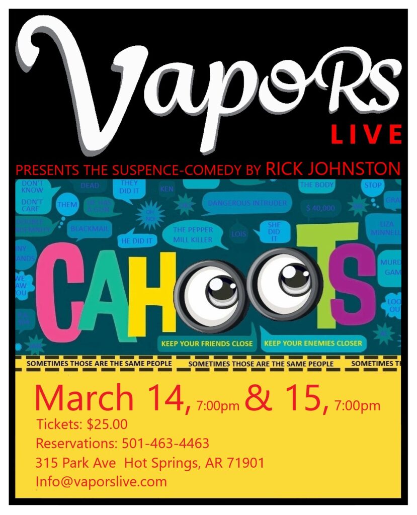 Cahoots @ Vapors Live