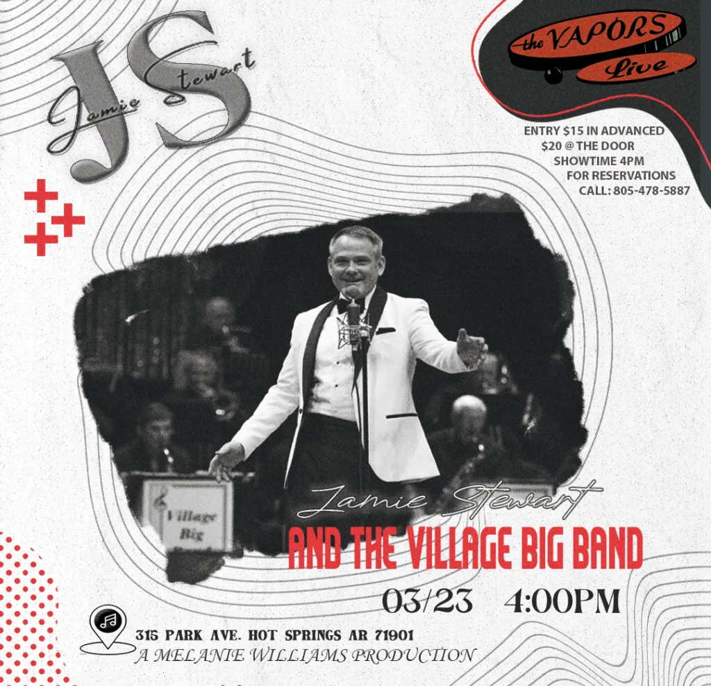 Jamie Stewart And The Village Big Band @ Vapors Live Hot Springs Arkansas